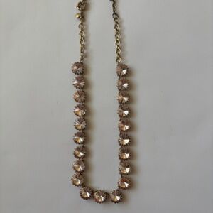 SPARKLY PINK: J. Crew Venus Fly Trap Sparkly Pink Crystal Necklace